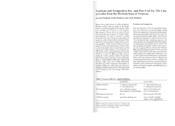 (PDF) Problems and Perspectives Pre- and Post- NAFTA: The Case of ...