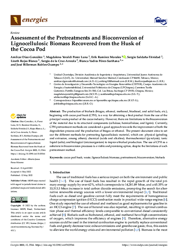 (PDF) Assessment of the Pretreatments and Bioconversion of ...
