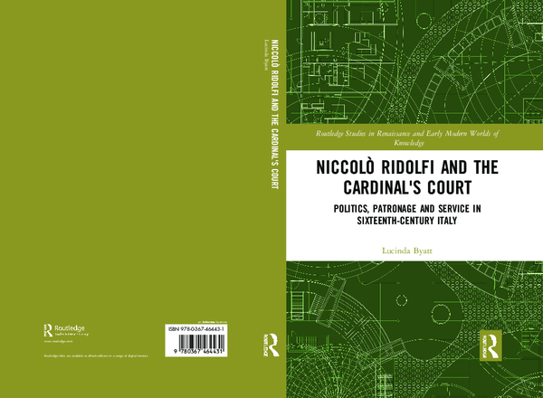 (PDF) Niccolò Ridolfi and the Cardinal's Court. Politics, Patronage and ...