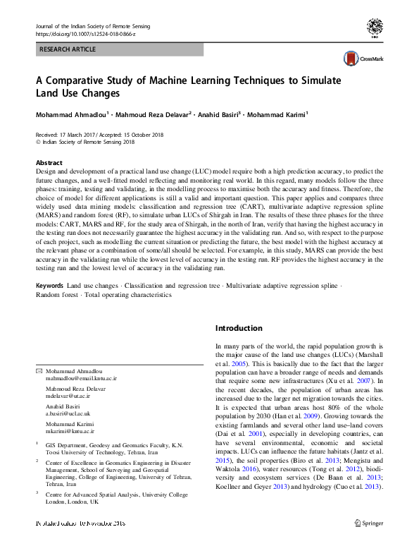 (PDF) A Comparative Study of Machine Learning Techniques in Heart ...