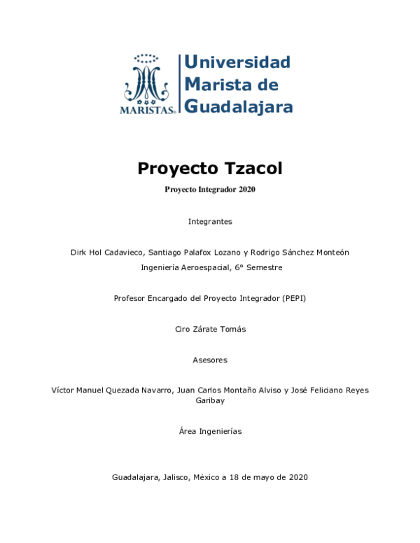 (PDF) Proyecto Tzacol