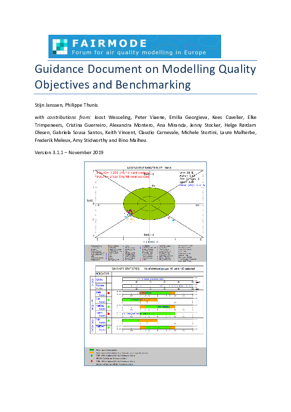 (PDF) Guidance Document on Modelling Quality Objectives and Benchmarking