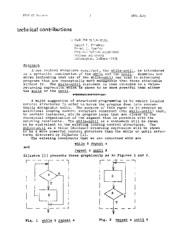 (PDF) A case for while-until