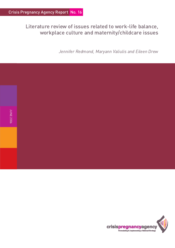 (PDF) Literature Review on Issues of Work Life Balance, Workplace ...