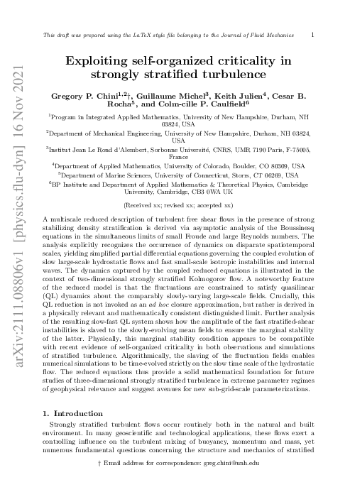(PDF) Exploiting self-organized criticality in strongly stratified ...