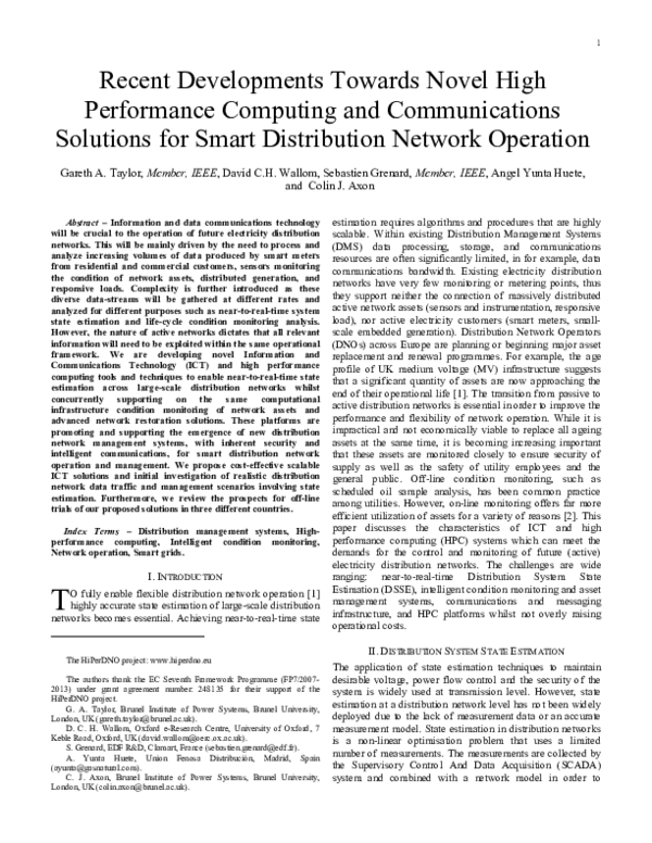 (PDF) Recent developments towards novel high performance computing and ...