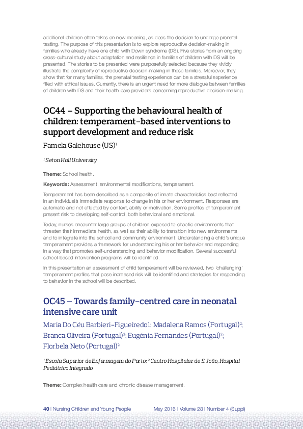 (PDF) OC45 – Towards family-centred care in neonatal intensive care unit