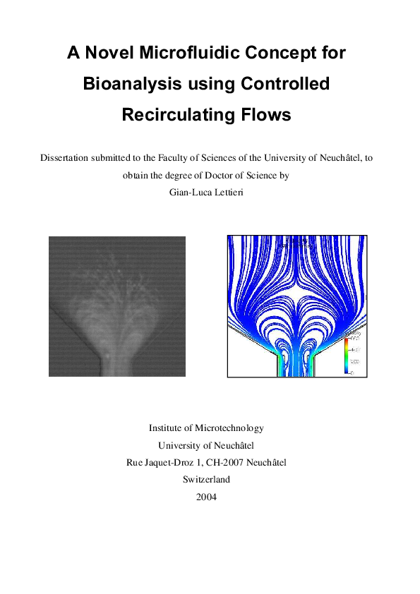 (PDF) A novel microfluidic concept for bioanalysis using freely moving ...