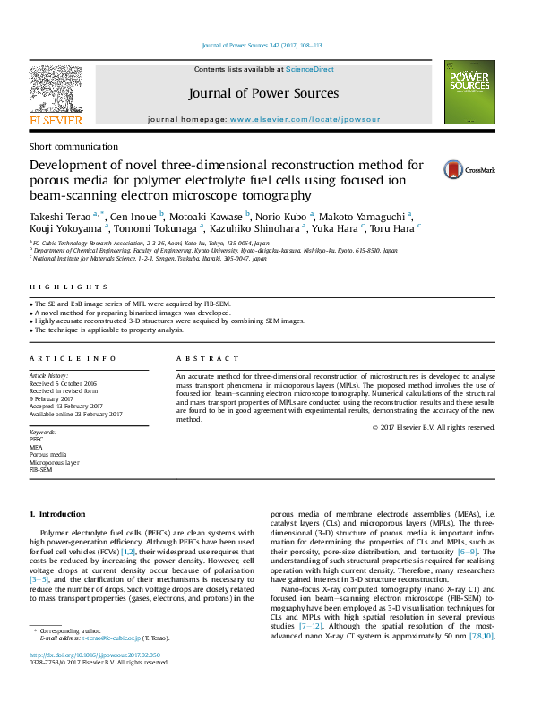 (PDF) Development of novel three-dimensional reconstruction method for ...