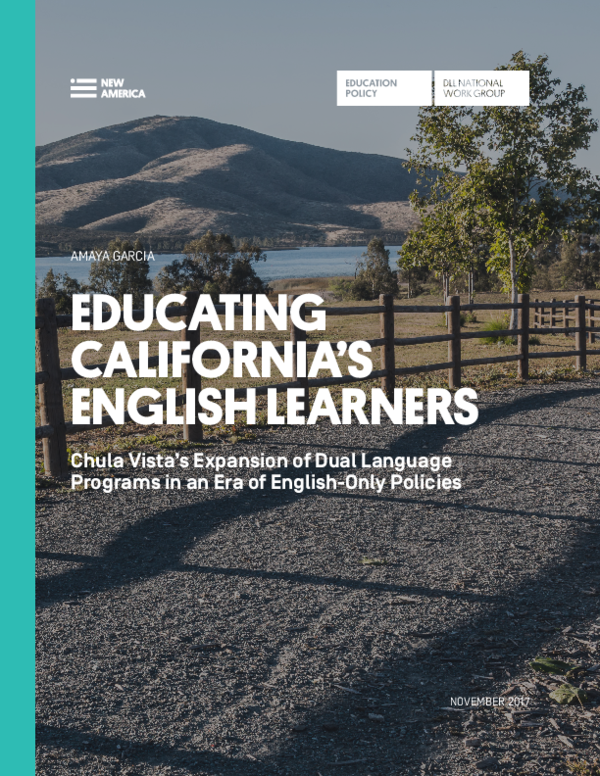 (PDF) EDUCATING CALIFORNIA'S ENGLISH LEARNERS Chula Vista's Expansion ...