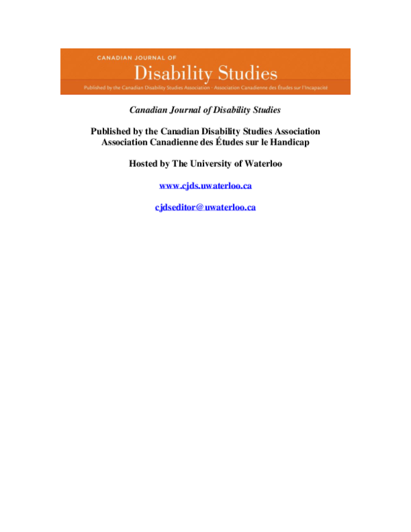(PDF) Commentary: Shapes and Sites of Deaf People’s ...