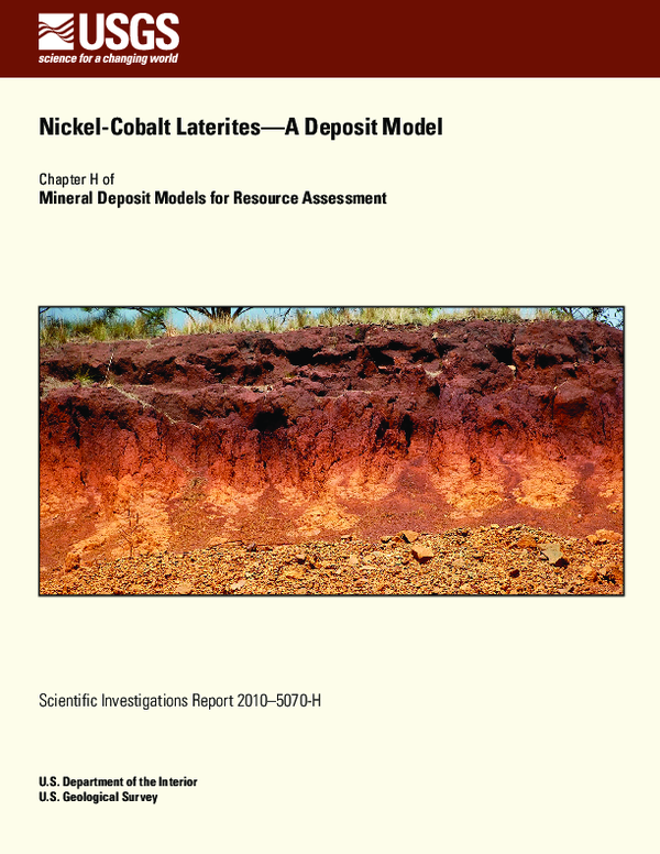 (PDF) Nickel-cobalt laterites: a deposit model: Chapter H in Mineral ...