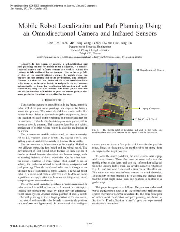 (PDF) Mobile robot localization and path planning using an ...