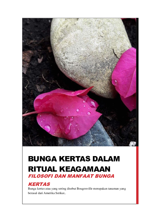 (PDF) BUNGA KERTAS DALAM RITUAL KEAGAMAAN