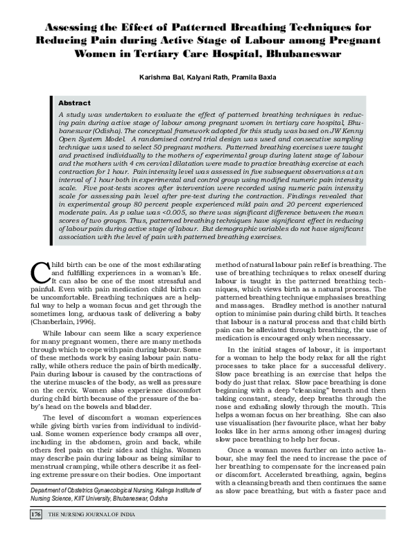 (PDF) Assessing the Effect of Patterned Breathing Techniques for ...