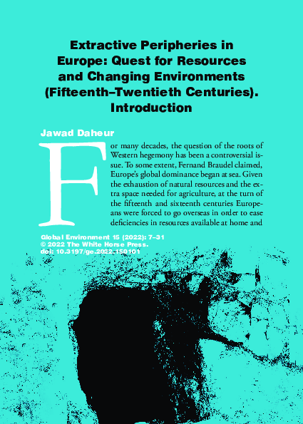 (PDF) Extractive Peripheries in Europe: Quest for Resources and ...