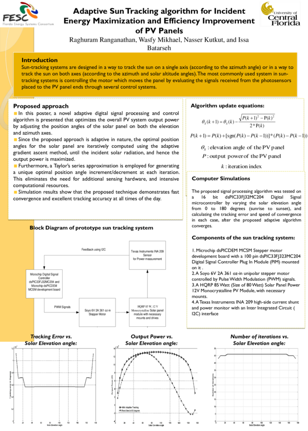 (PDF) Adaptive sun tracking algorithm for incident energy maximization ...