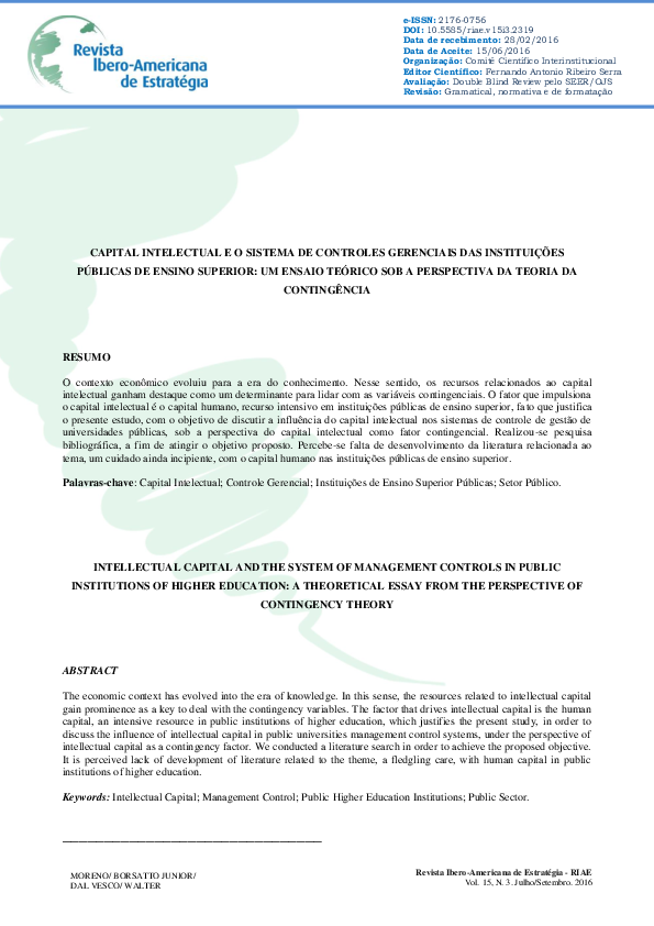(PDF) Intellectual capital and the system of management controls in ...