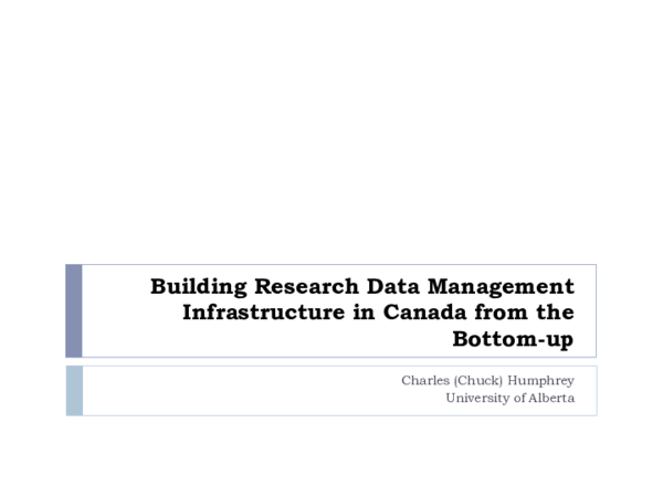 (PDF) Building Research Data Management Infrastructure using Open ...