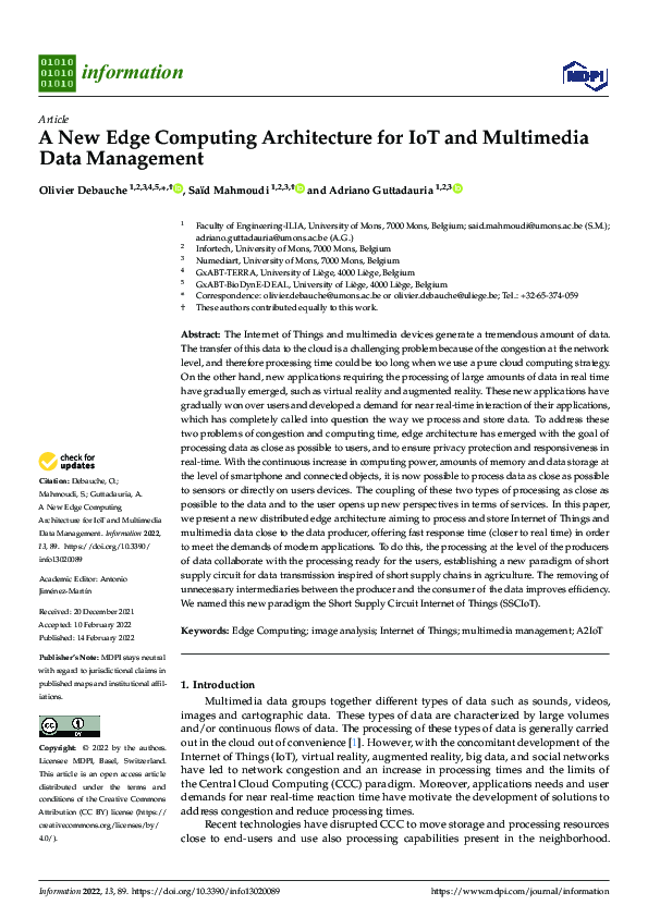 (PDF) A New Edge Computing Architecture for IoT and Multimedia Data ...