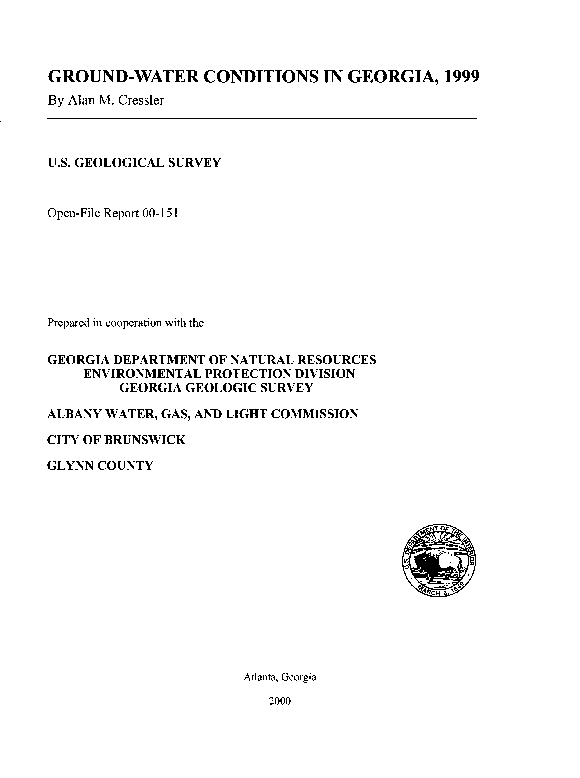 (PDF) Hydrology and water quality of the Upper Three Runs Aquifer in