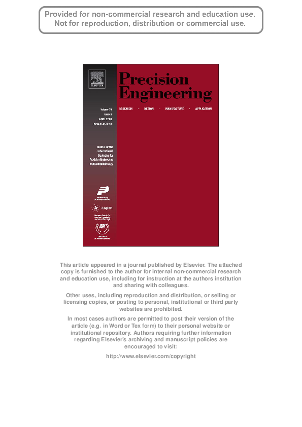 (PDF) On the modelling of the dynamic characteristics of aerostatic ...