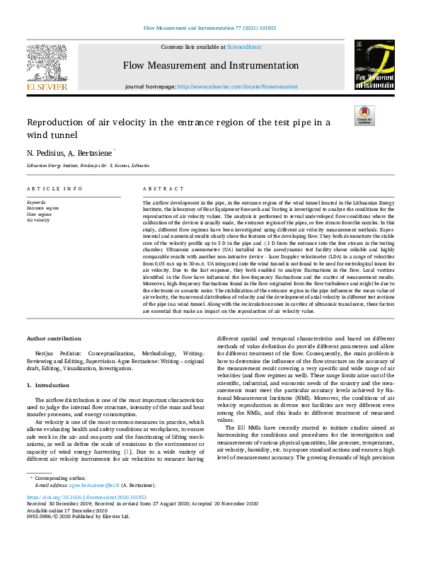 (PDF) Flow Measurement and Instrumentation