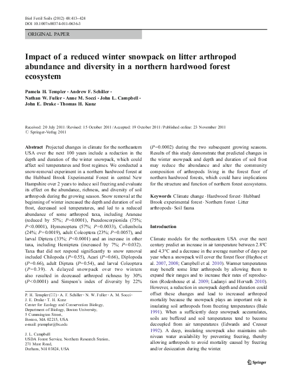 (PDF) ORIGINAL PAPER Impact Pamela Templer Academia.edu