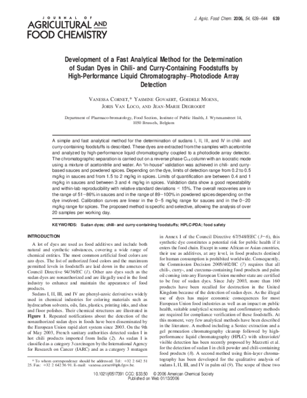 (PDF) Development of a Fast Analytical Method for the Determination of ...