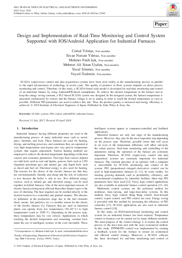 (PDF) Design and Implementation of Real-Time Monitoring Platform for ...