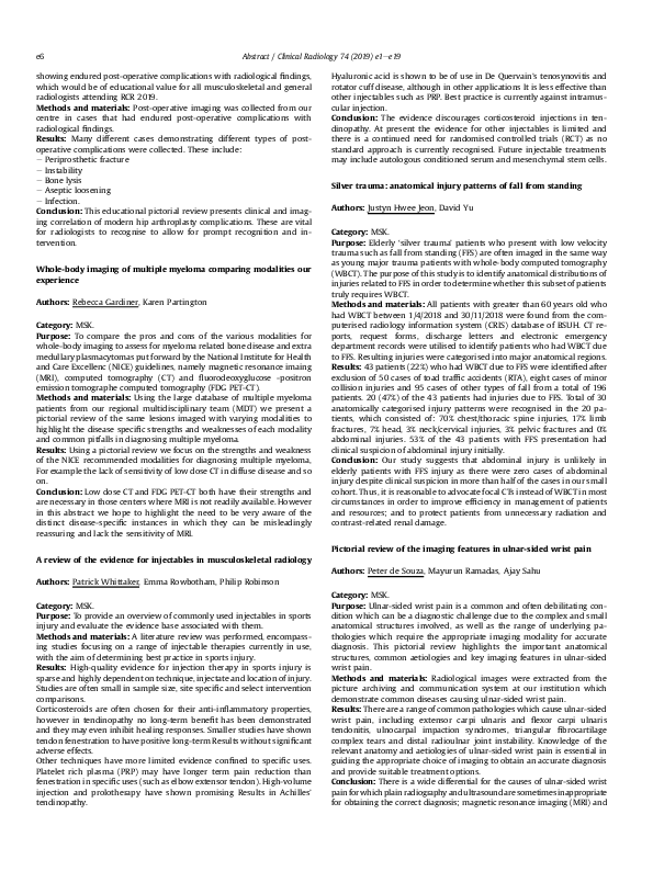 (PDF) Silver trauma: anatomical injury patterns of fall from standing