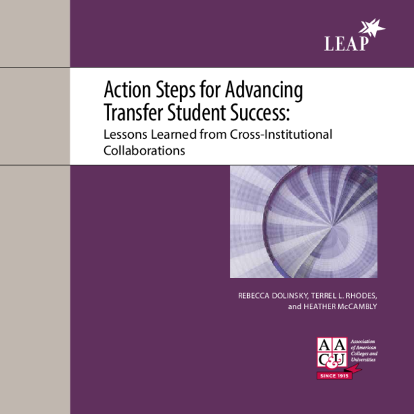 (PDF) Action Steps for Advancing Transfer Student Success: Lessons ...