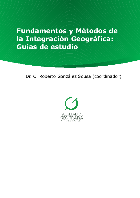 (PDF) Foundations and Methods of Geographic Integration: Study Guide