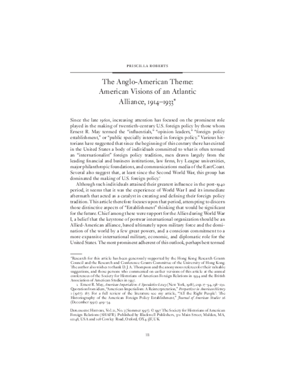 (PDF) The Anglo-American Theme: American Visions of an Atlantic ...