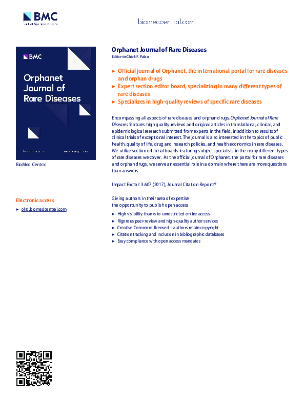 (PDF) Orphanet Journal of Rare Diseases