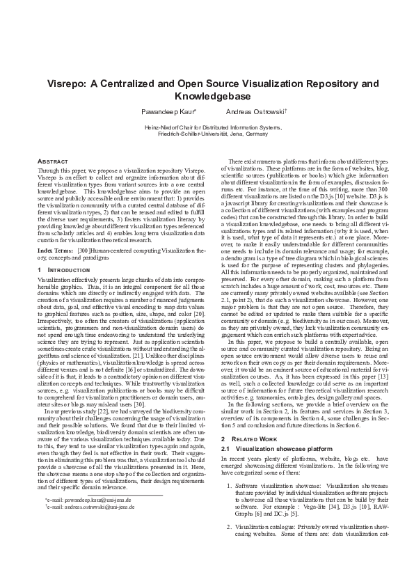 (PDF) Visrepo: A Centralized and Open Source Visualization Repository ...