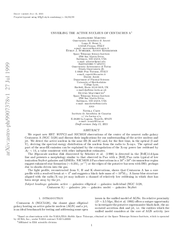(PDF) Preprint typeset using L ATEX style emulateapj v. 04/03/99 ...