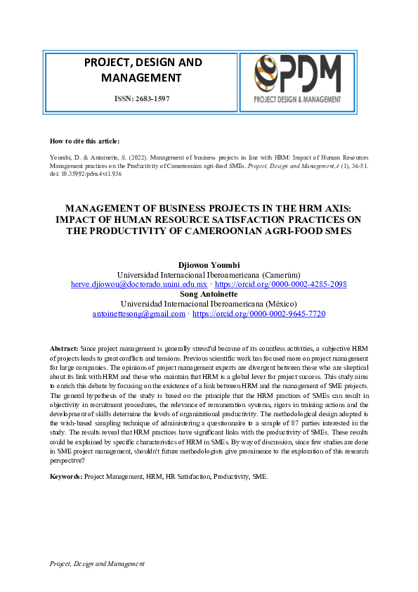  pdf project design and management