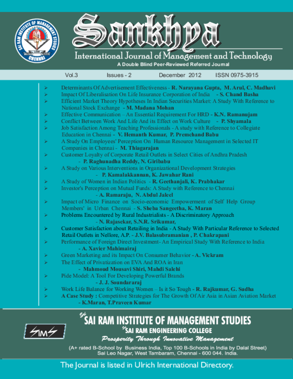 (PDF) The Effect of Privatization on EVA and ROA in Iran