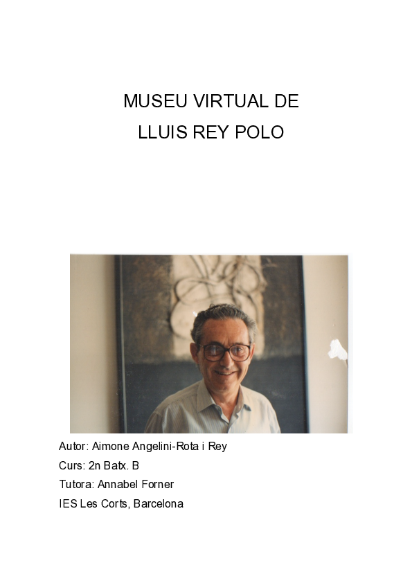 (PDF) MUSEU VIRTUAL LLUÍS REY POLO