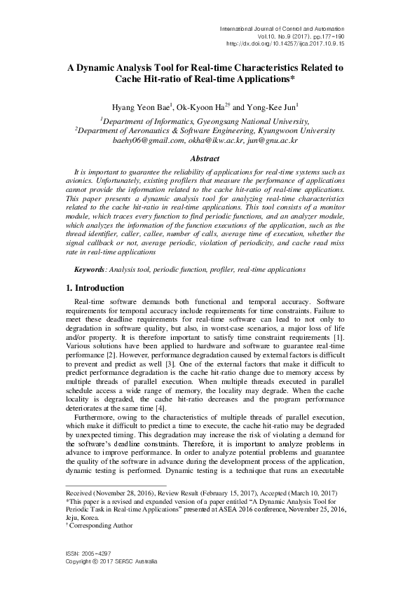 (PDF) A Dynamic Analysis Tool for Real-time Characteristics Related to ...