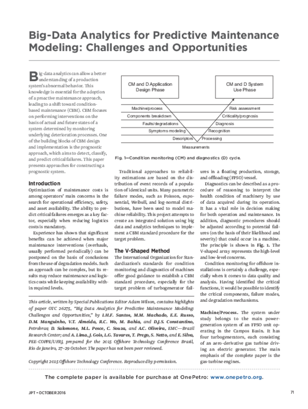 (PDF) Big Data Analytics for Predictive Maintenance Modeling ...