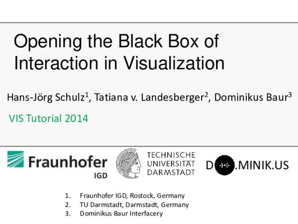 (PDF) Tutorial Proposal: Opening the Black Box of Interaction in ...