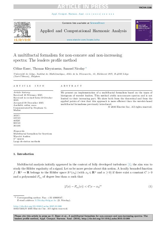 (PDF) A multifractal formalism for non-concave and non-increasing ...