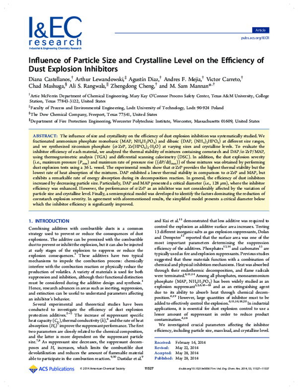 (PDF) Influence of Particle Size and Crystalline Level on the ...