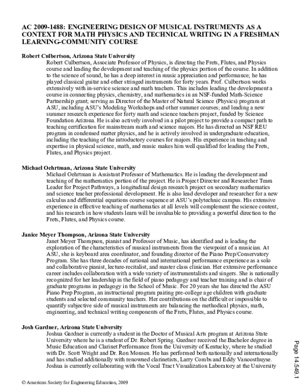(PDF) Engineering design of musical instruments as a context for math ...