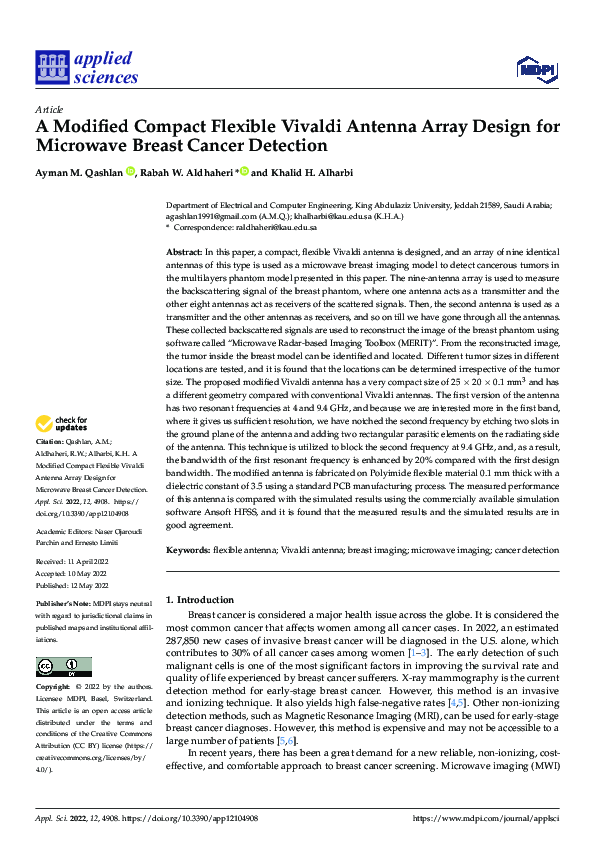 (PDF) A Modified Compact Flexible Vivaldi Antenna Array Design for ...