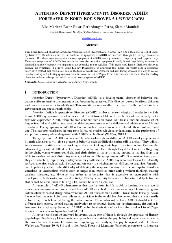 (PDF) Attention deficit hyperactivity disorder (ADHD) rating scale for ...