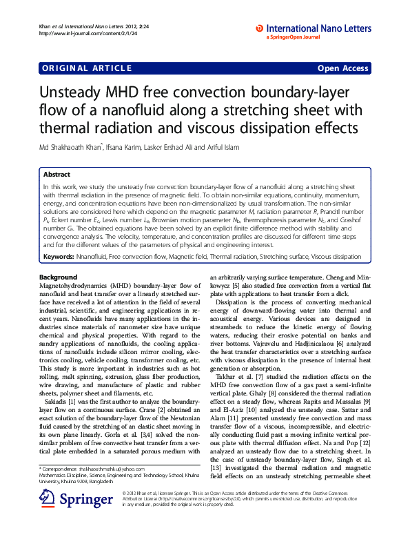 (PDF) Unsteady MHD free convection boundary-layer flow of a nanofluid ...