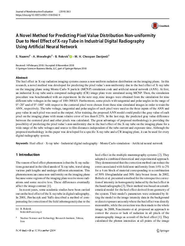 (PDF) A Novel Method for Predicting Pixel Value Distribution Non ...